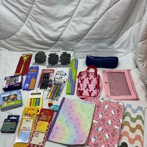 New School supplies/ Office Bundle- pens, notebooks and so much more